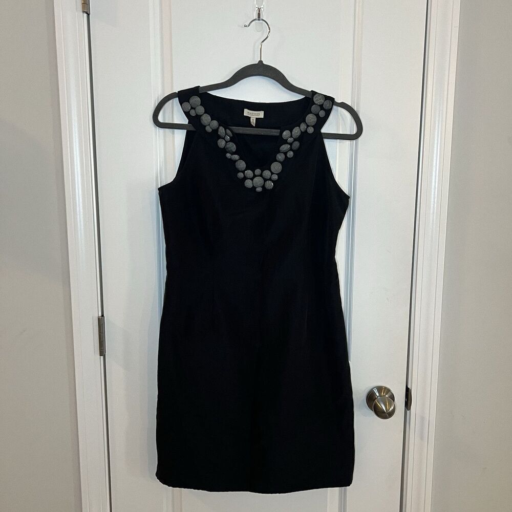 Madison Dress‎ Sz 10 Silk Blend Embellished